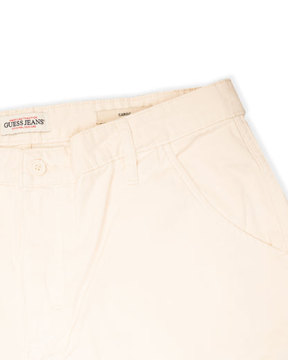 Guss Branded Wild Leg Cargo Men's Off White Color CFP-18