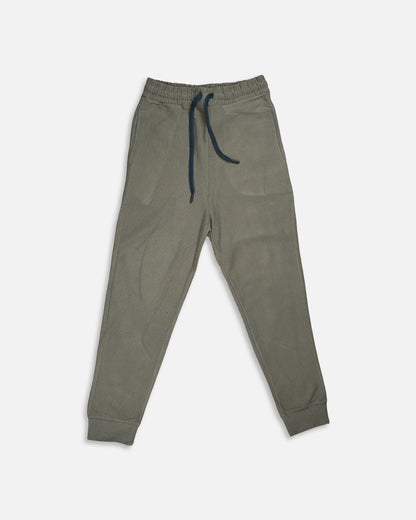 Olive Ribbed Unisex Jogger Trouser UT-20