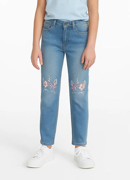 Branded Girl's Embroided Jeans GJ-01
