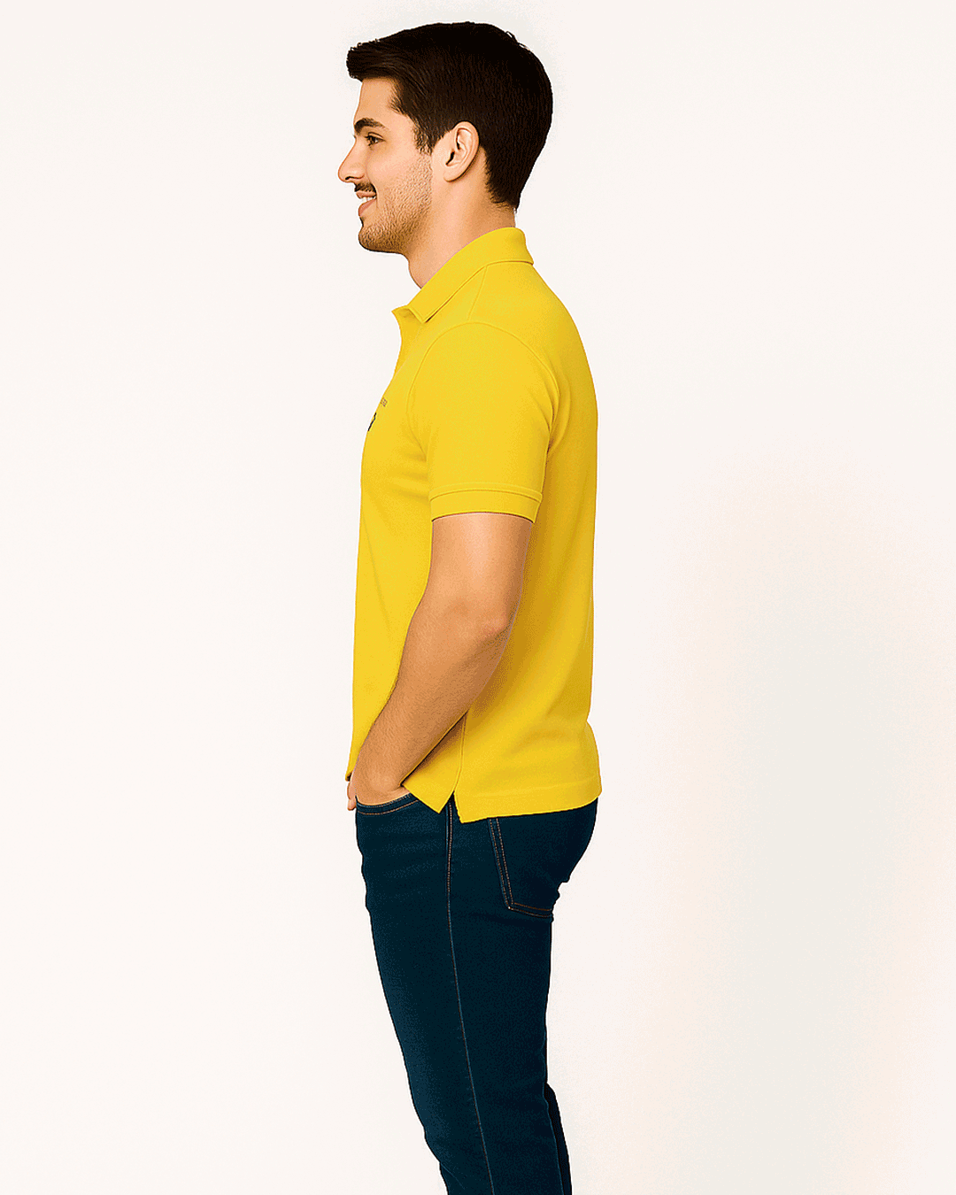 Giant Branded Polo T-shirt Mustard Color Mpt-41