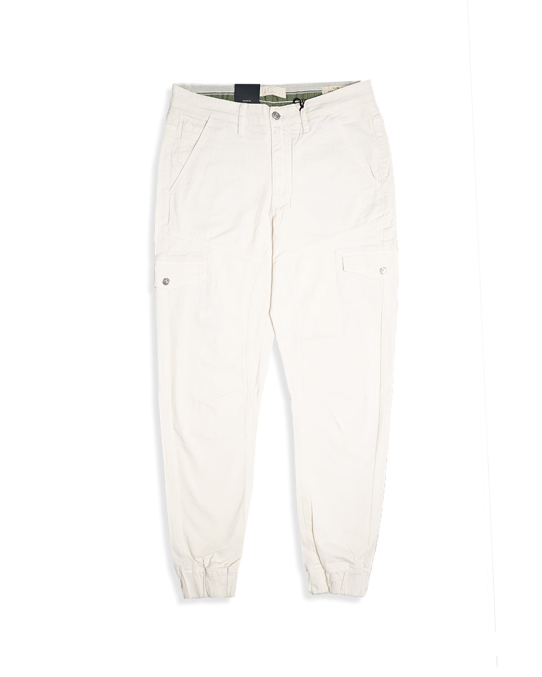 Guss Branded Men's Joger Fit Cargo White Color CFP-26