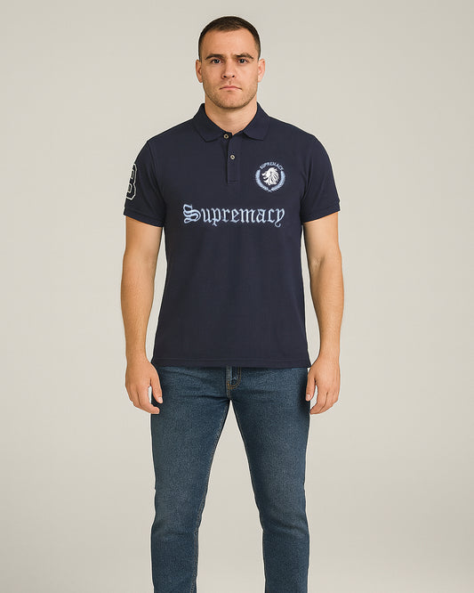 Girodano Branded Polo T-shirt Navy Blue Color Mpt-56