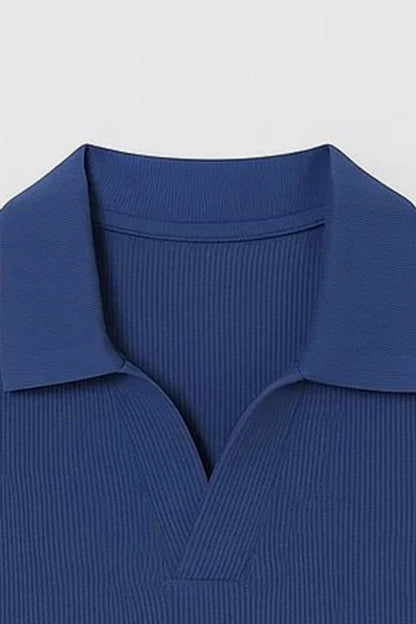 Spark Men's Blue Color Polo T-shirt MPT-06