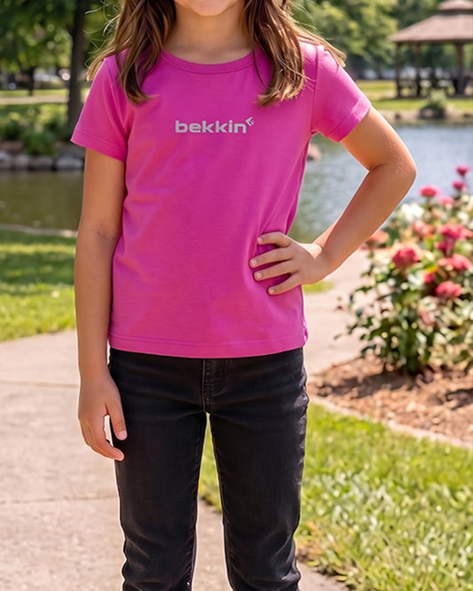 Branded Girl T-shirt Pink Color GTS-08