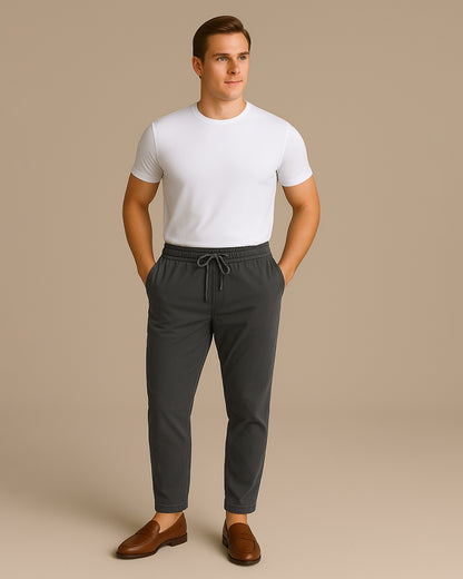 Zelig Branded Men’s Essential Jogger Pants –  Charcoal CFP-50