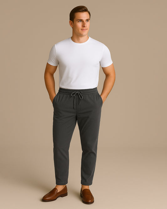 Zelig Branded Men’s Essential Jogger Pants –  Charcoal CFP-50