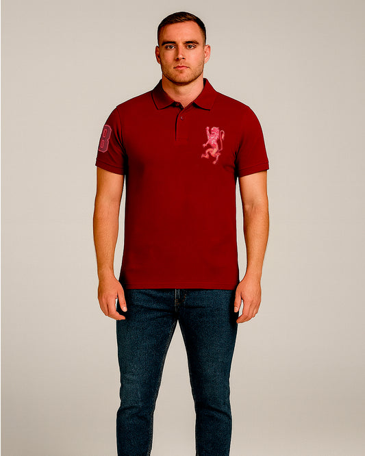 Girodano Branded Polo T-shirt Maroon Color Mpt-63