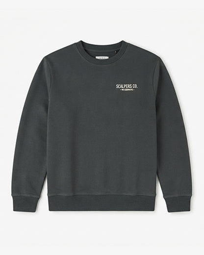 Scalp Branded Mens The Greenhouse Graphic Fleece Sweatshirt - Charcoal Sp-39