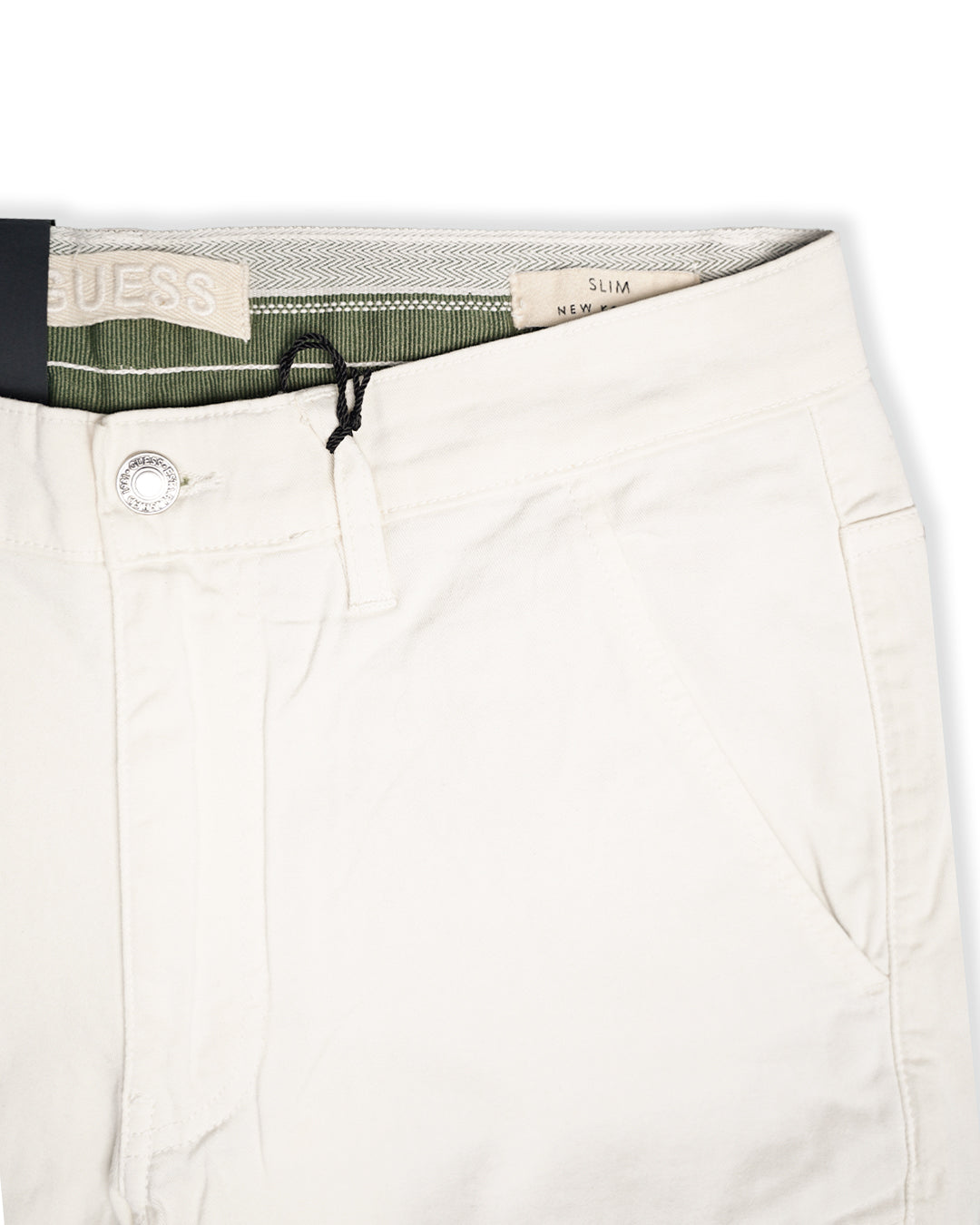 Guss Branded Men's Joger Fit Cargo White Color CFP-26