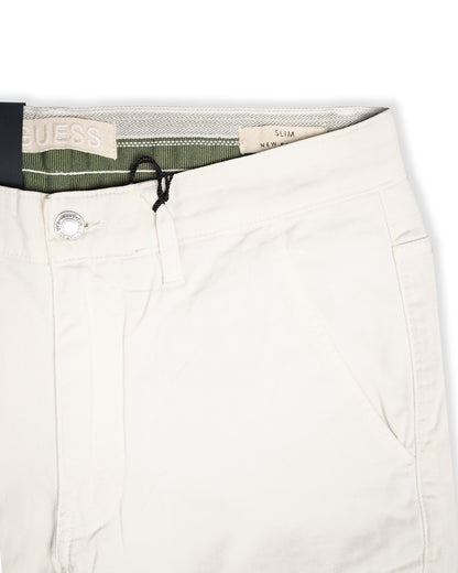 Guss Branded Men's Joger Fit Cargo White Color CFP-26