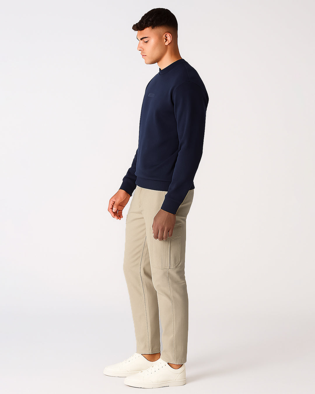 Branded Men’s Beige Cargo Pants CFP-55