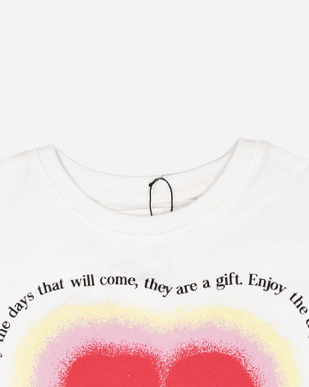 ZARRAA Branded Girl's T-shirt White Color with Red Floral GTS-04