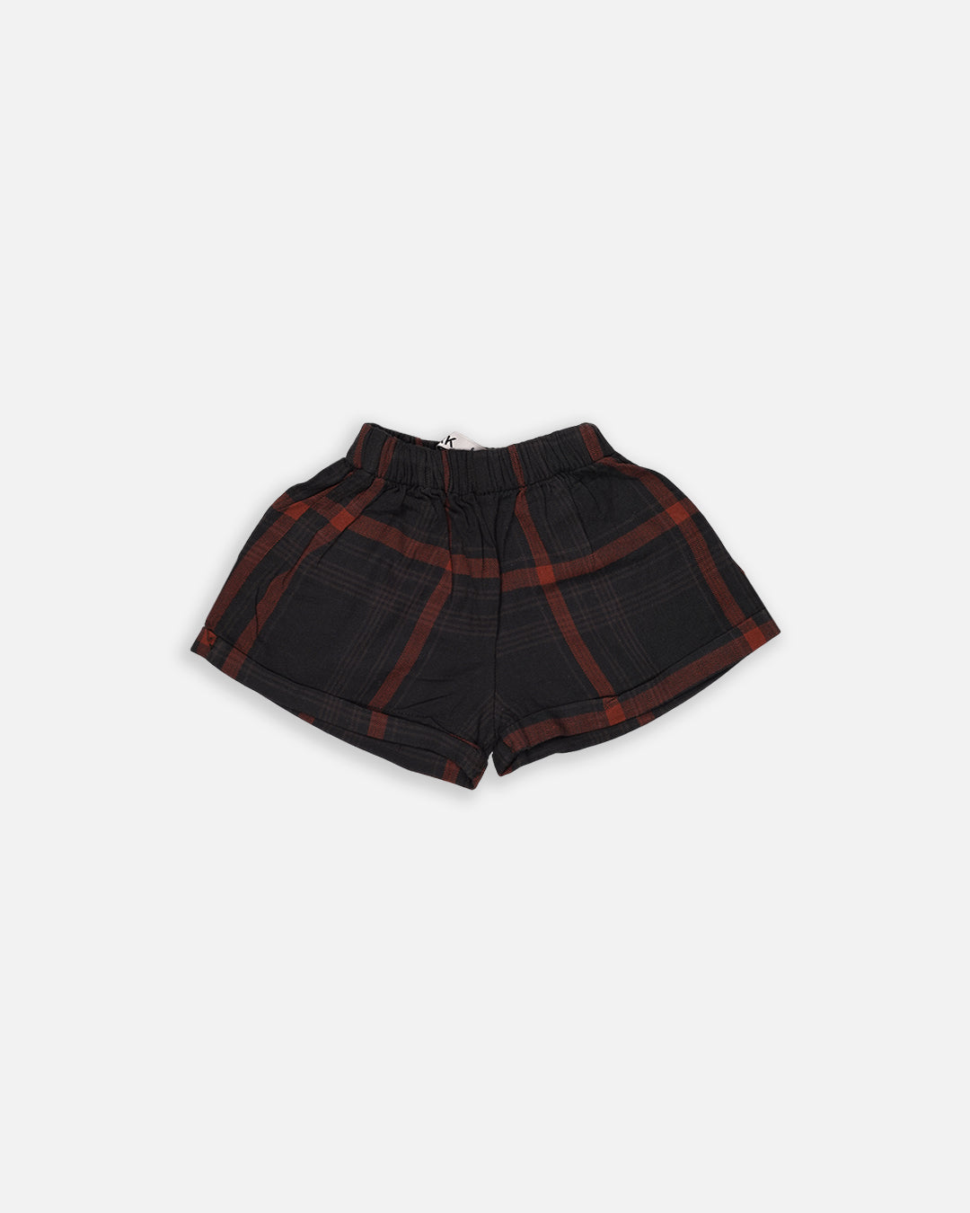 Spark Rust Black Checkered Co-ord Set for Boys BCS-02