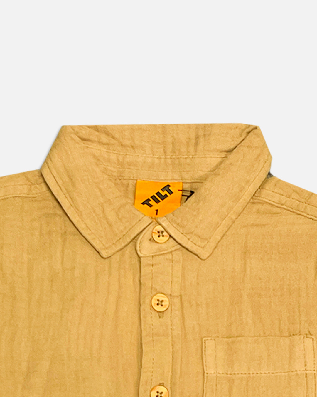 TILTY Branded Boy's Beige Color Shirt Half Sleeves BS-07