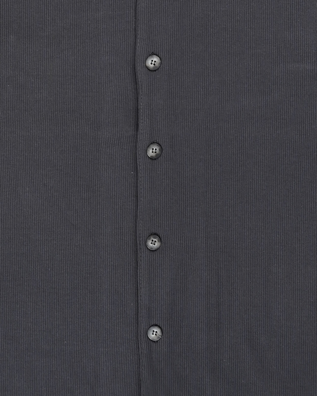 Spark Branded Charcoal Textured Cuban Collar Shirt MCS-18