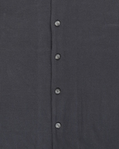 Spark Branded Charcoal Textured Cuban Collar Shirt MCS-18