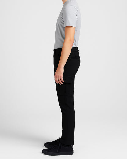 Zelig Branded Men's Joger Fit Cargo Black Color CFP-35