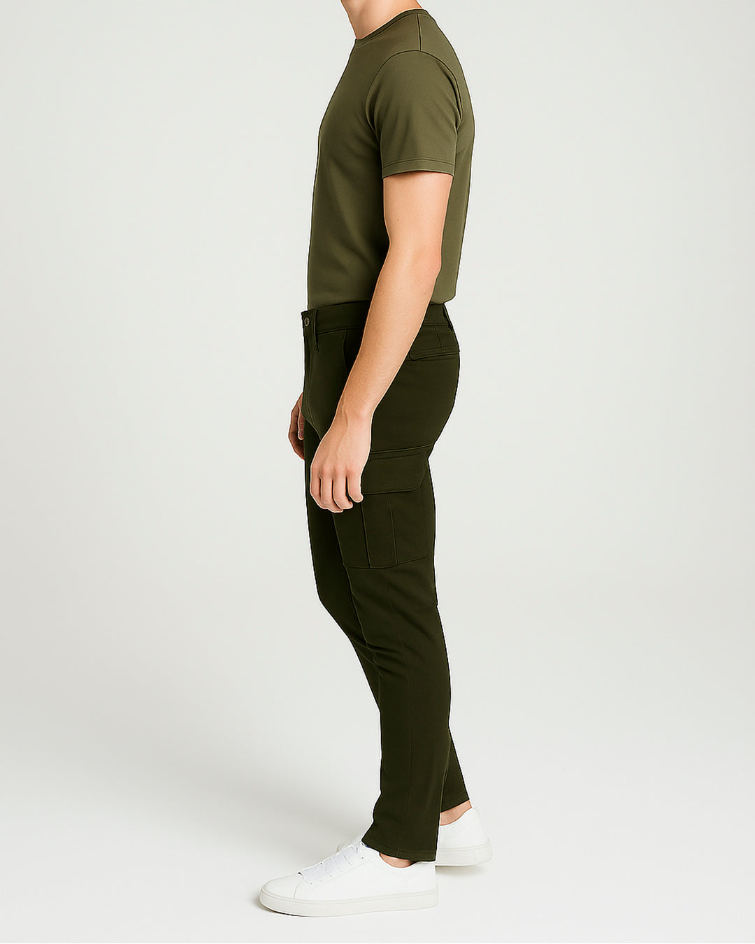Zelig Branded Men's Joger Fit Cargo Green Color CFP-33