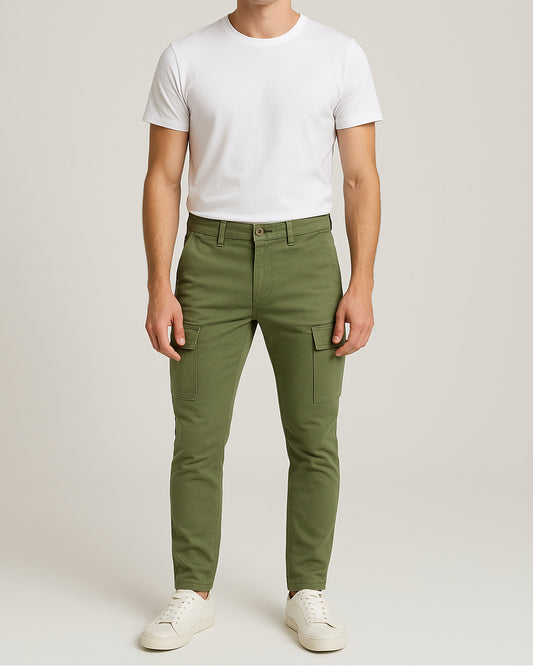 Zelid Branded Men's Joger Fit Cargo Green Color CFP-28