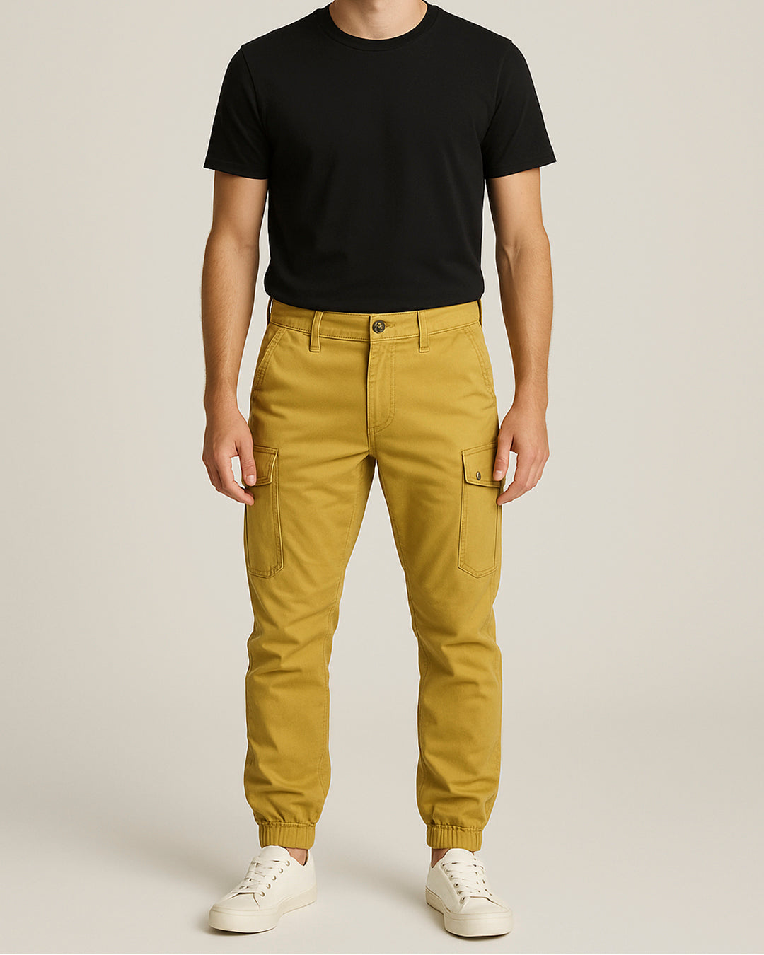 Guss Branded Men's Joger Fit Cargo Brown Color CFP-25