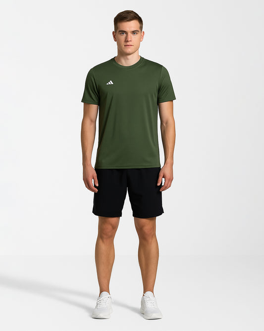 Adids Branded Men's Olive Green Dri-fit T-shirt MDT-09