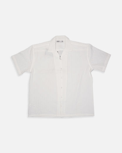 Zelig Branded Casual Textured Shirt White Color MCS-14