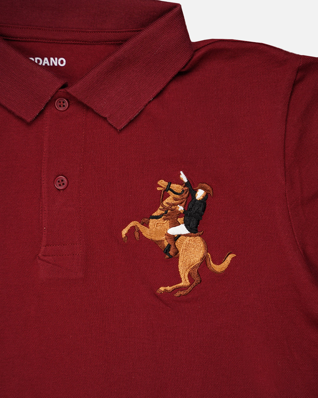 Girodano Branded Polo T-shirt Maroon Color Mpt-54