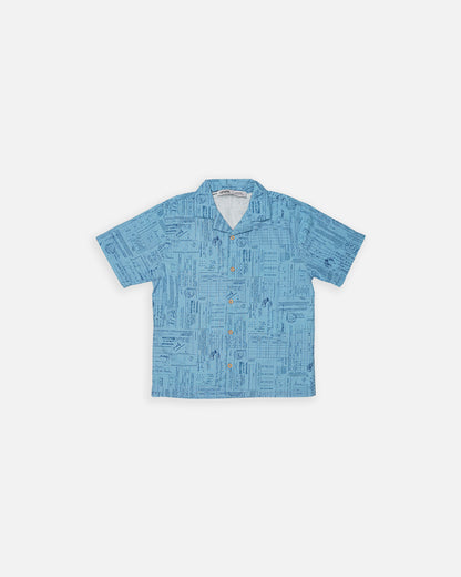 Spark Sky Blue Printed Co-ord Set for Kids KUCS-01