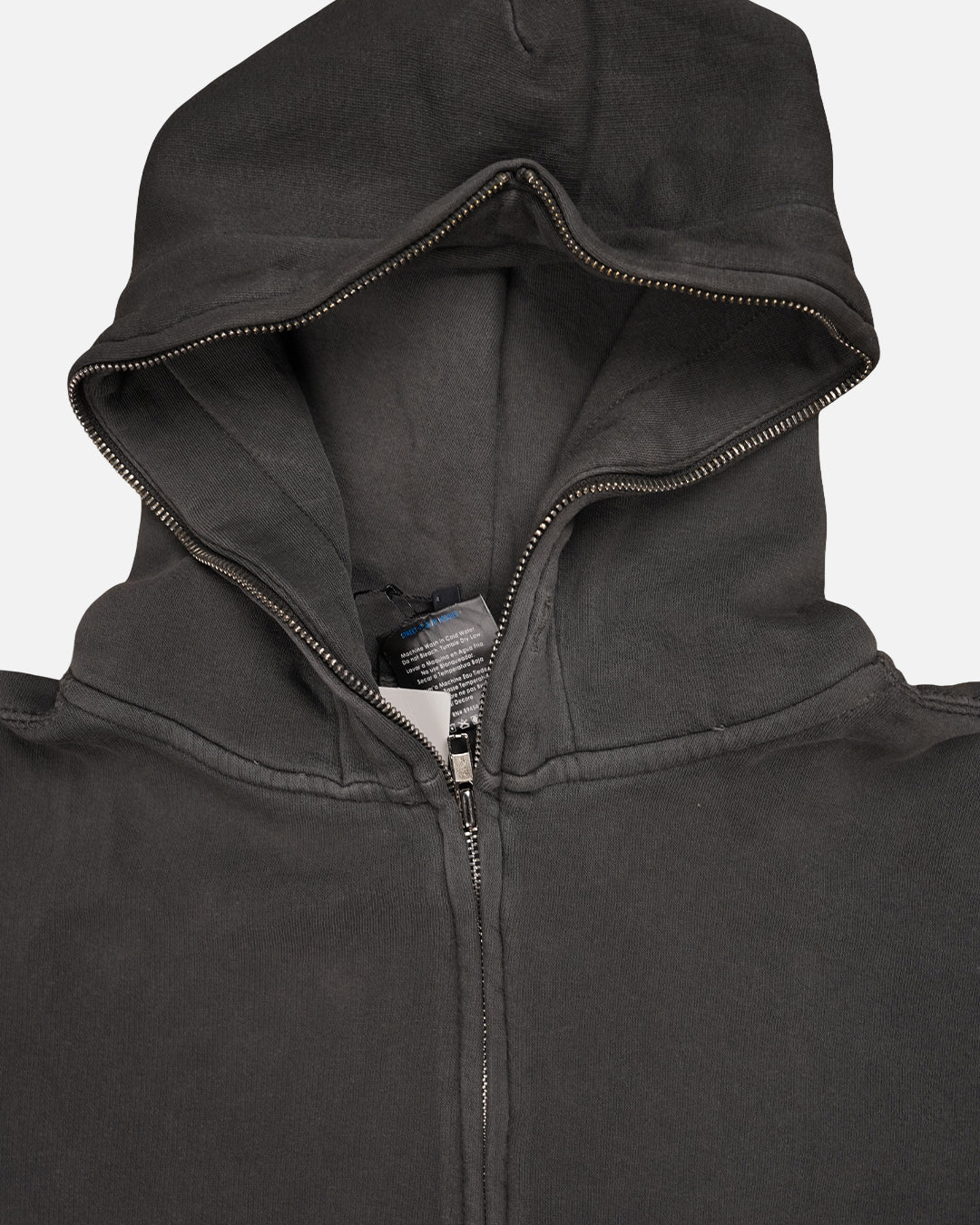 Branded Men’s Charcoal Zip-Up Hoodie MZH-01