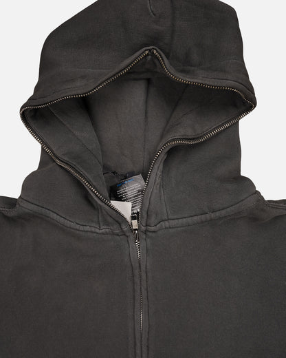 Branded Men’s Charcoal Zip-Up Hoodie MZH-01