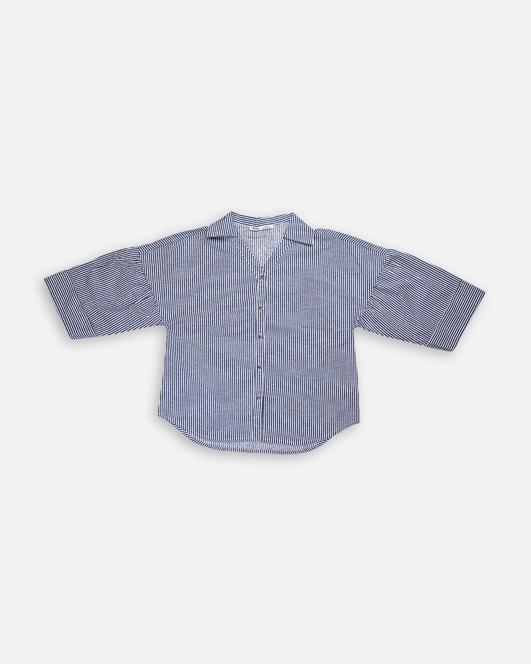 Zelig Branded Navy Blue Striped Co-Ord Set WCS-09