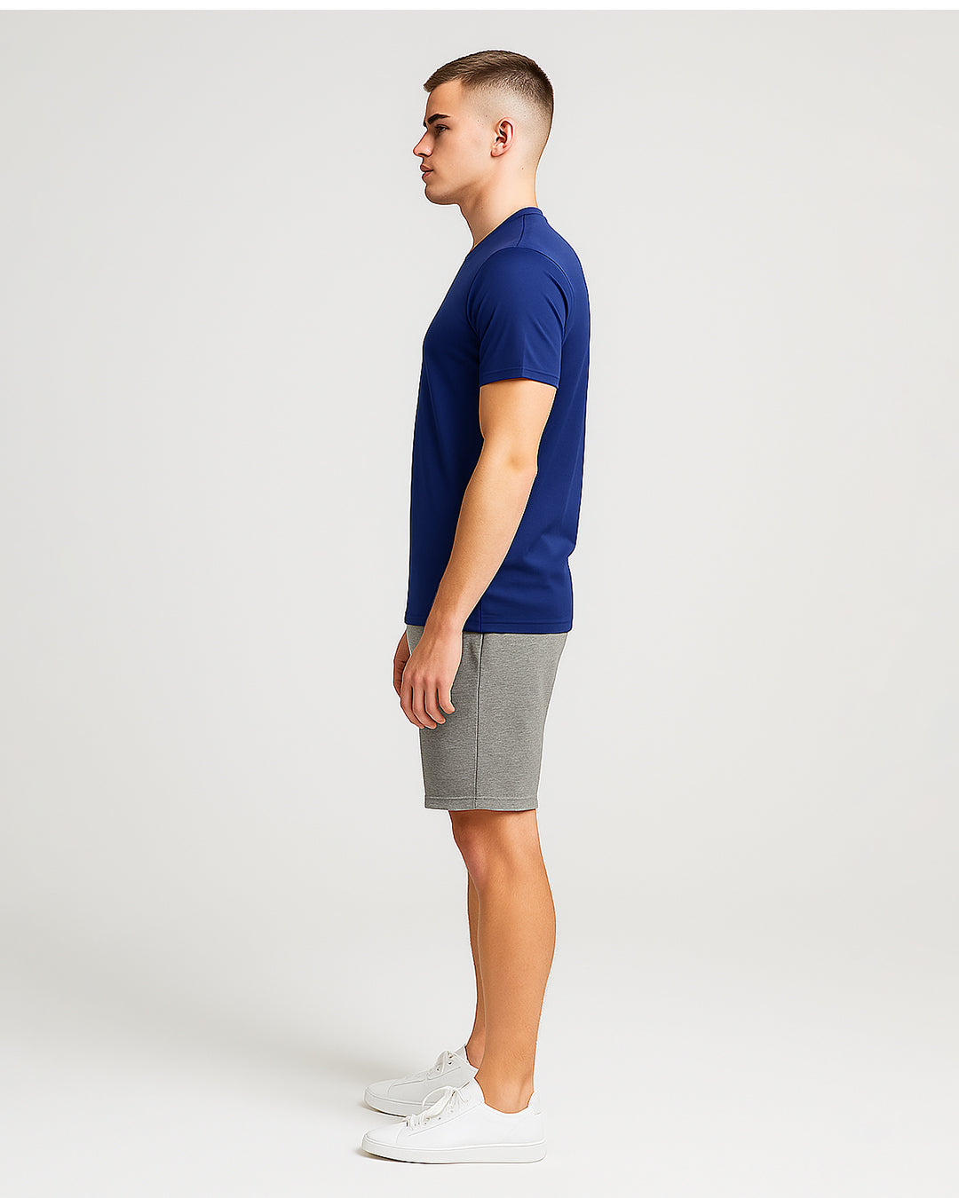 Adids Branded Men's Dark Blue Dri-fit T-shirt MDT-11