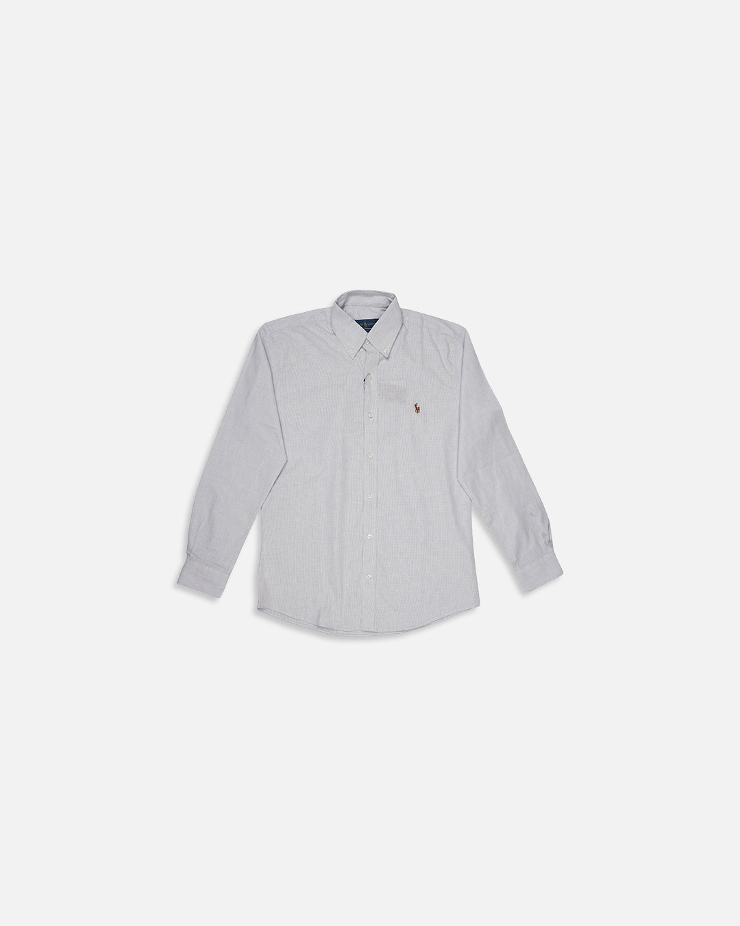 Ralp Laren Branded  Men’s Light Blue Slim Fit Cotton Oxford Shirt MFS-20