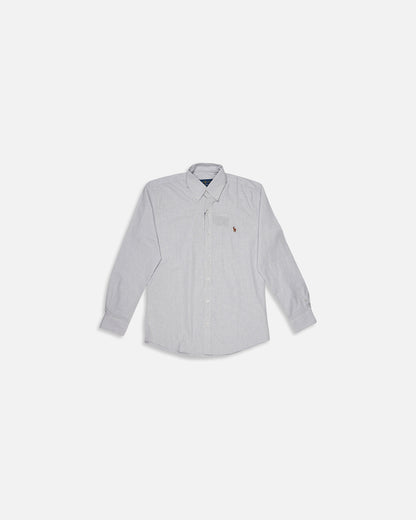 Ralp Laren Branded  Men’s Light Blue Slim Fit Cotton Oxford Shirt MFS-20