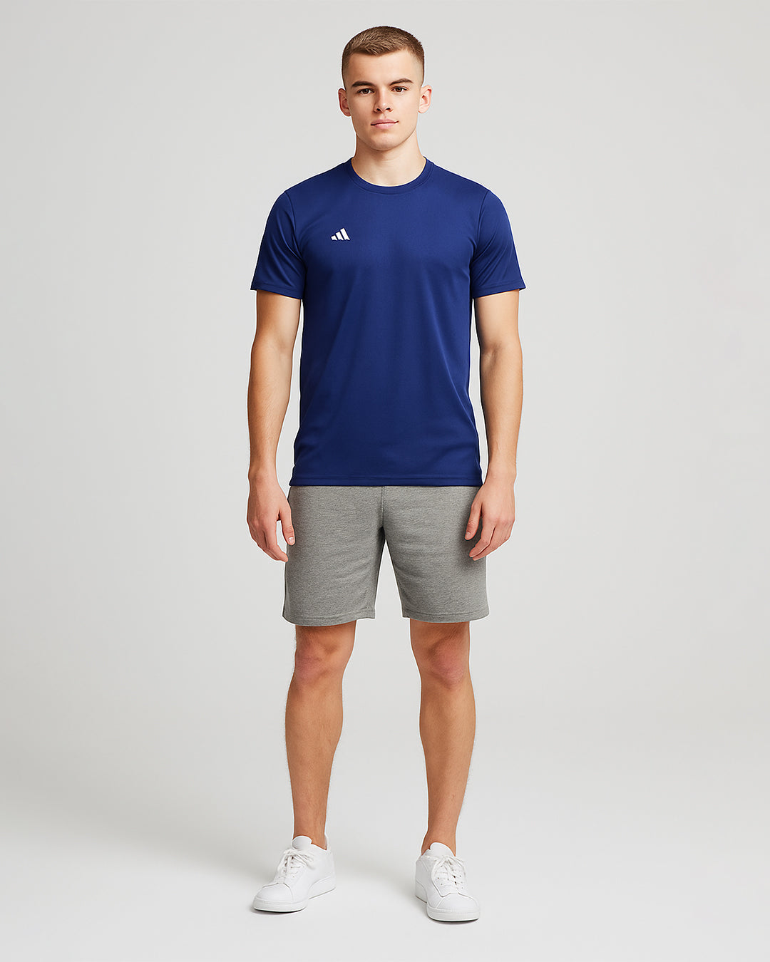 Adids Branded Men's Dark Blue Dri-fit T-shirt MDT-11