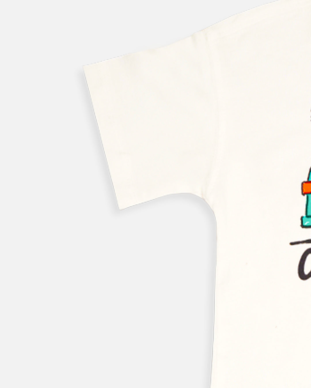 Zarraa Boys Off-White “Chasing Waves” Graphic T-Shirt BTS-18