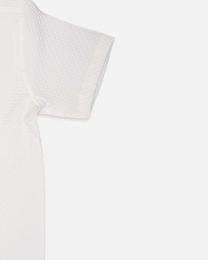Zelig Branded Casual Textured Shirt White Color MCS-15