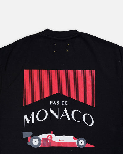 Branded Black Drop Shoulder Tee MT-12