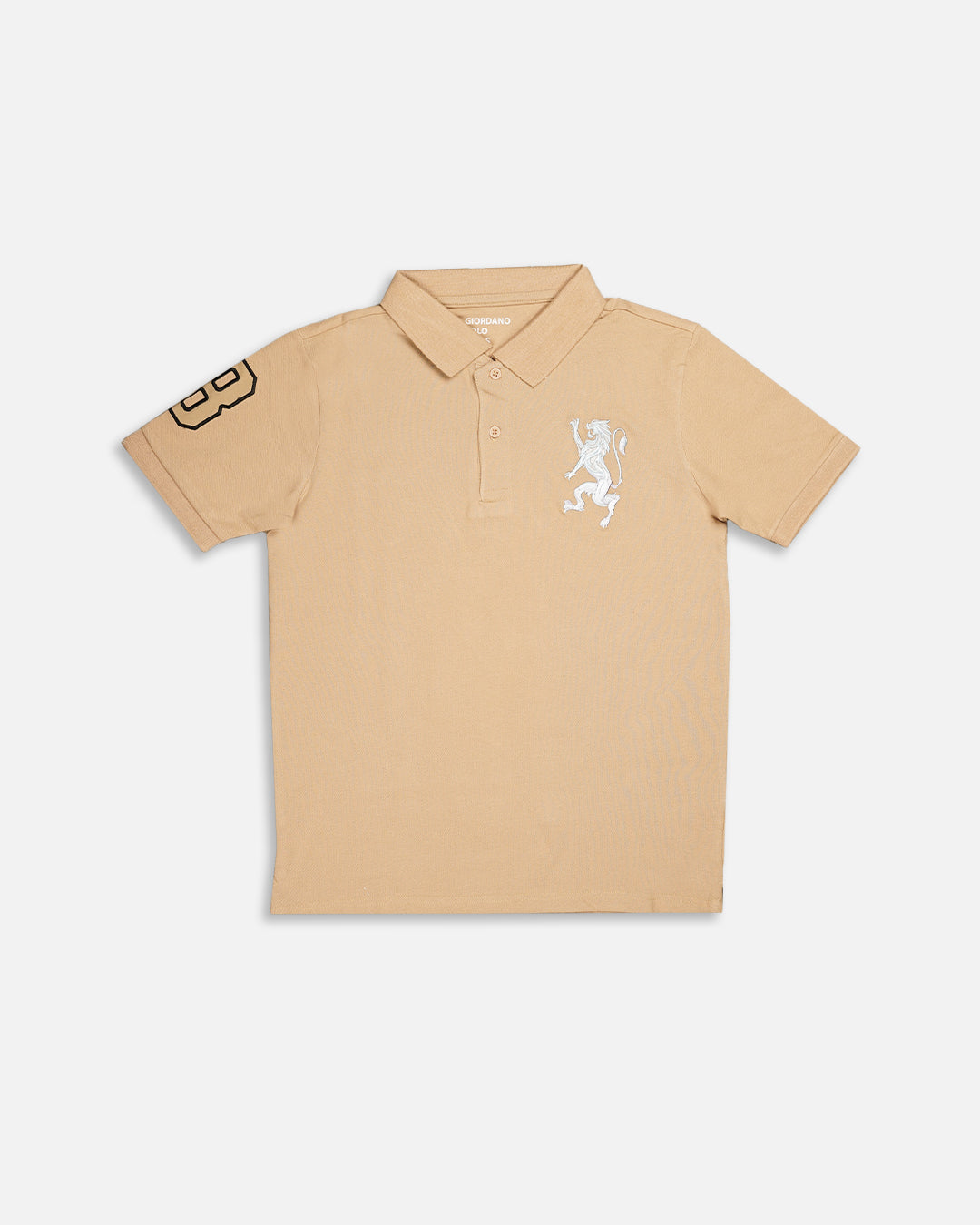 Girodano Branded Polo T-shirt Beige Color Mpt-59