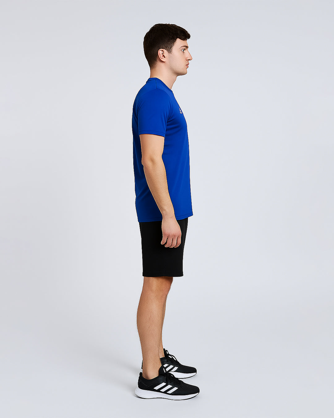 Adids Branded Men's Light Blue Dri-fit T-shirt MDT-12