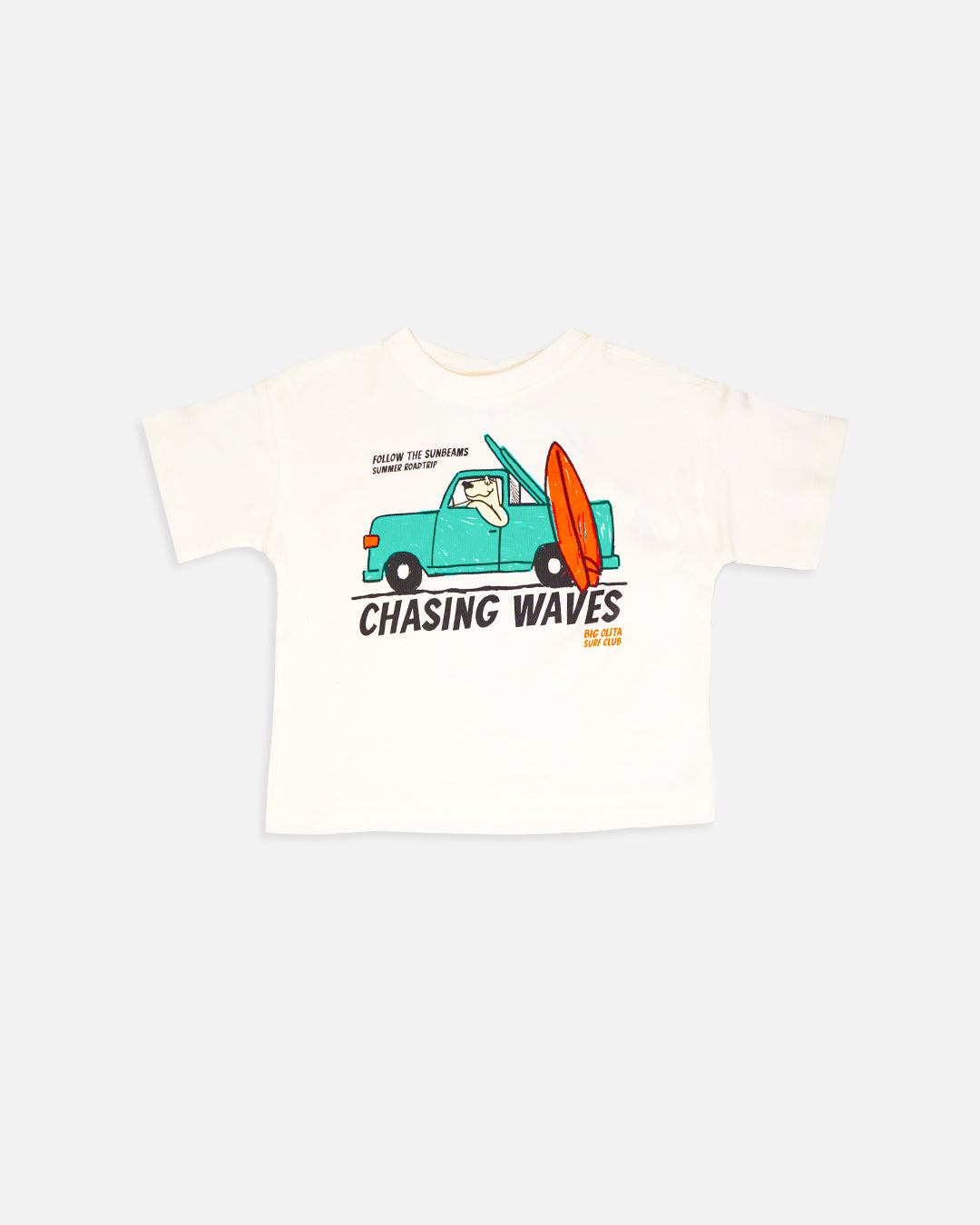 Zarraa Boys Off-White “Chasing Waves” Graphic T-Shirt BTS-18