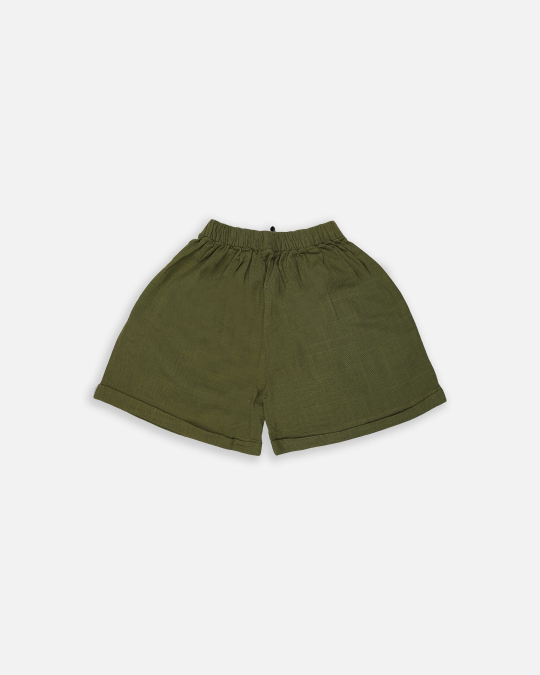 Spark Olive Green Linen Co-ord Set for Boys BCS-03