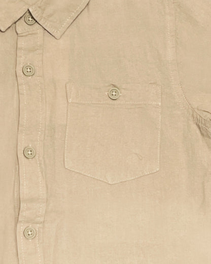 TILTY Branded Boy's Beige Color Shirt Half Sleeves BS-10