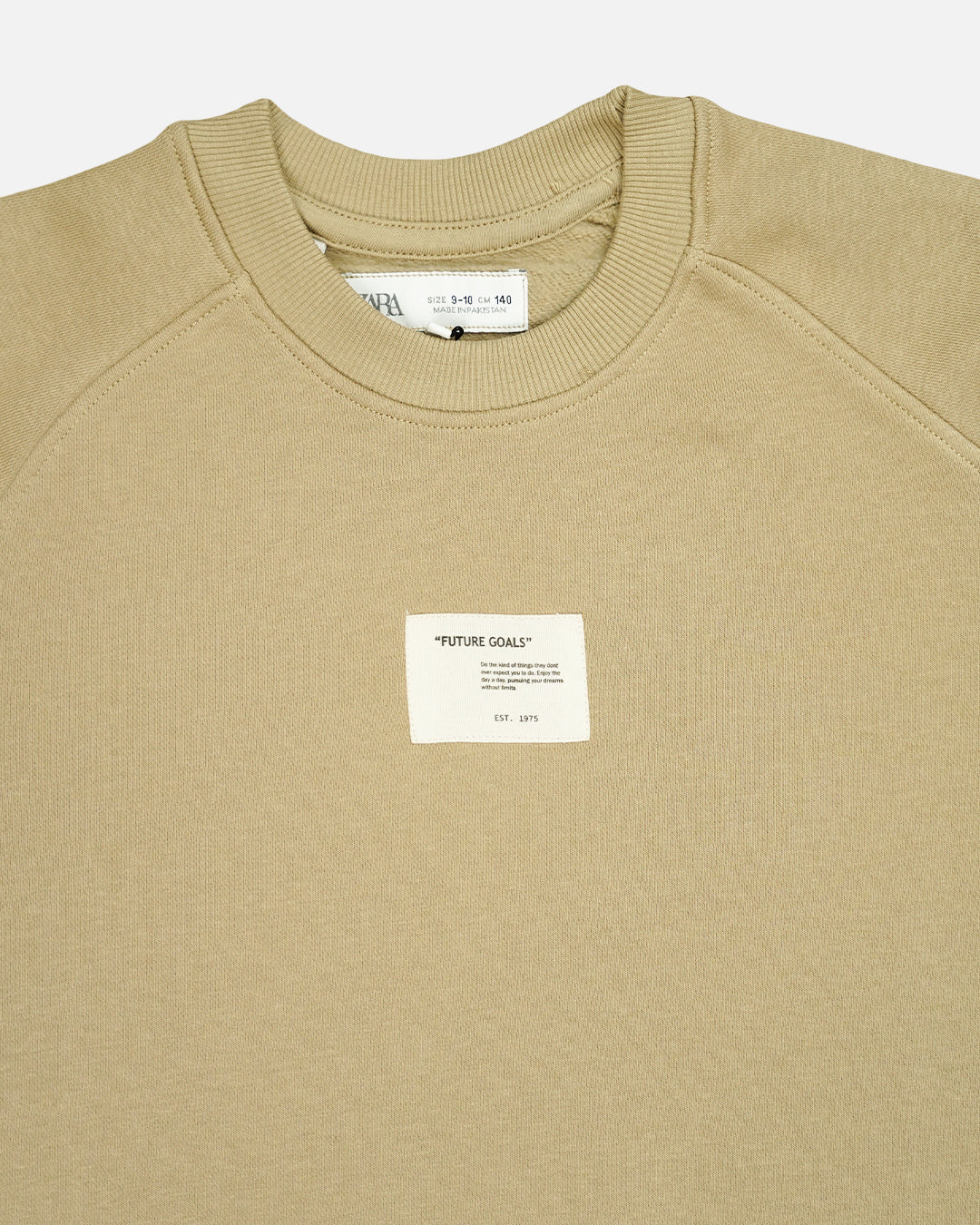 Zarraa Boy's Beige Color Crewneck Sweatshirt BSWT-02