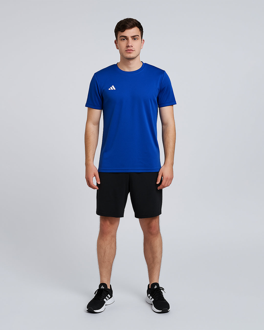 Adids Branded Men's Light Blue Dri-fit T-shirt MDT-12