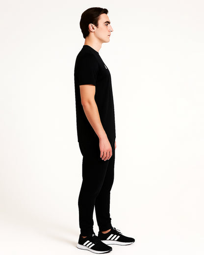 Adids Branded Men's Black Dri-fit T-shirt MDT-08