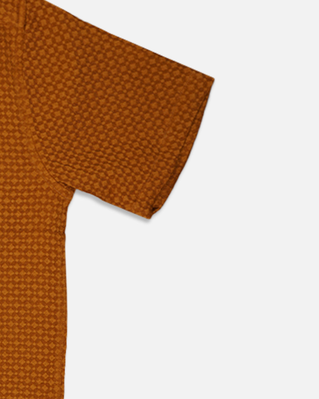 Zelig Branded Casual Textured Shirt Brown Color MCS-11