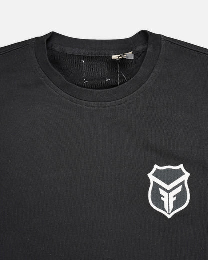LEVS Branded Men’s Crewneck Sweatshirt Black Color MSWT-02