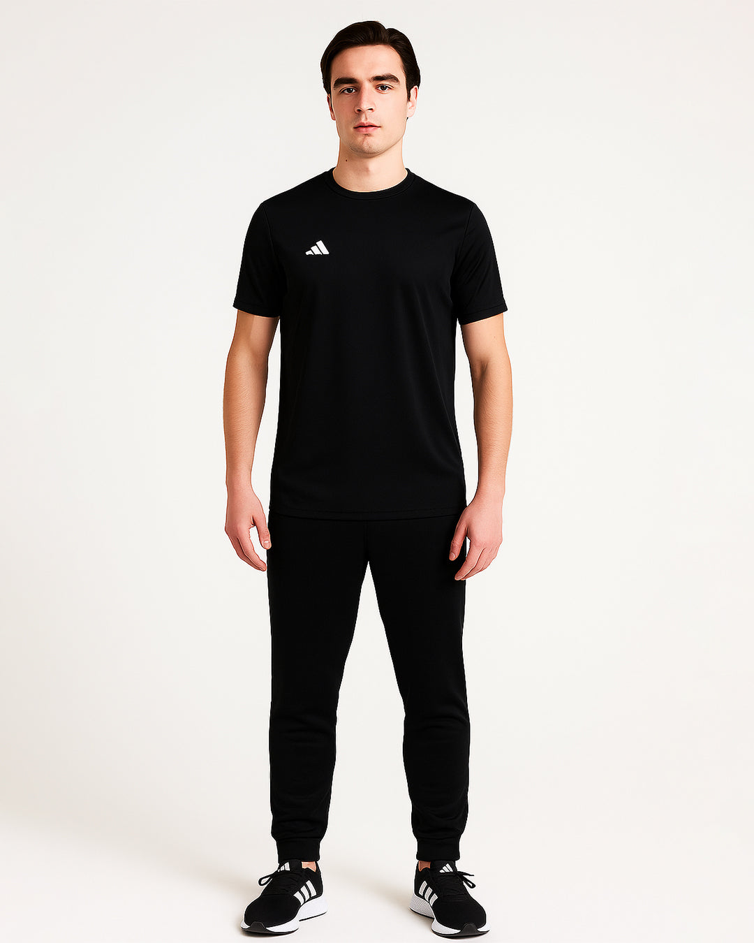 Adids Branded Men's Black Dri-fit T-shirt MDT-08