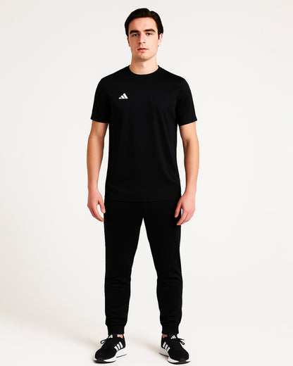 Adids Branded Men's Black Dri-fit T-shirt MDT-08